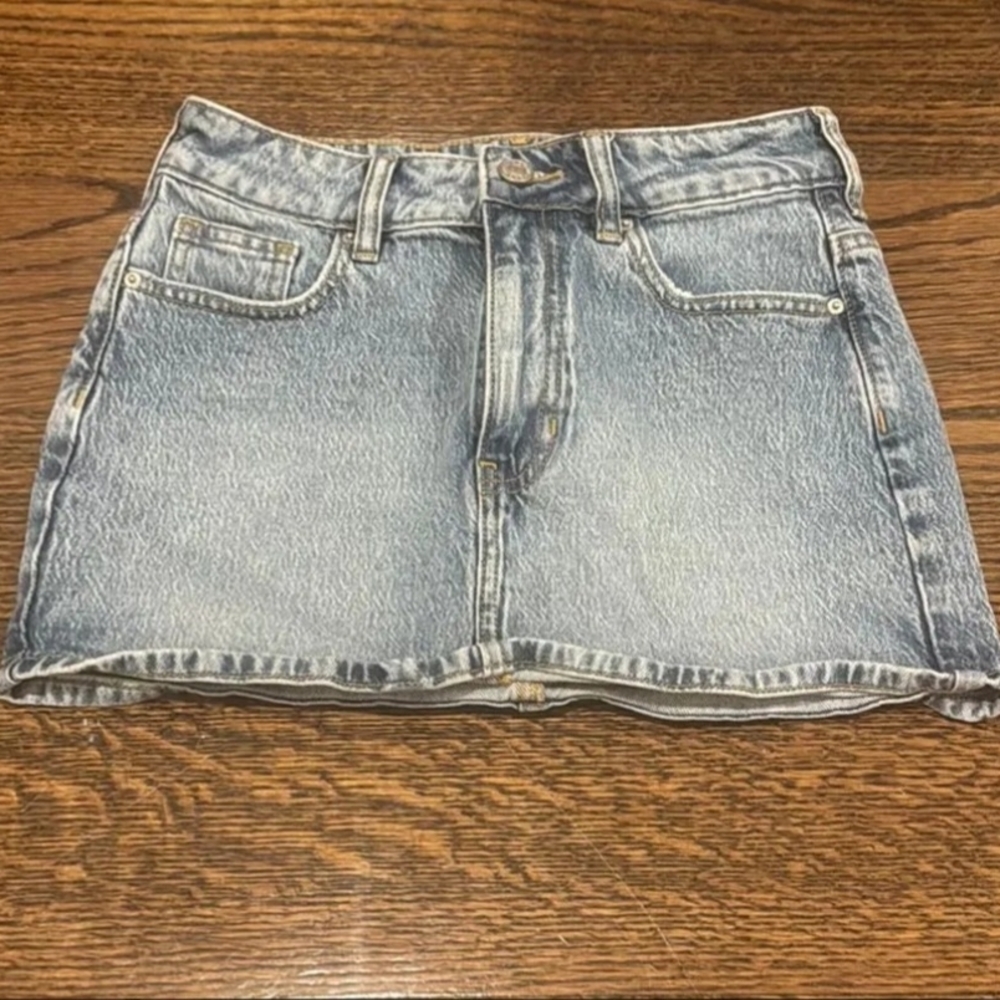 PacSun Light Blue Denim Skirt size 23